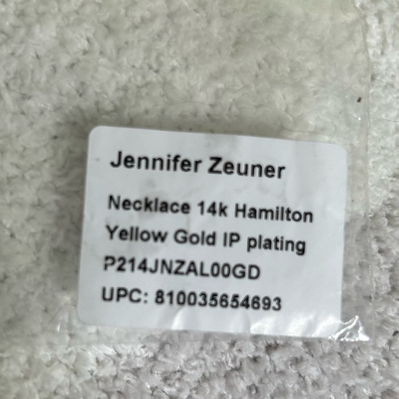 Jennifer Zeuner 14K Gold Plated Herringbone 16” Chain with 2”Extender! - Picture 8 of 8